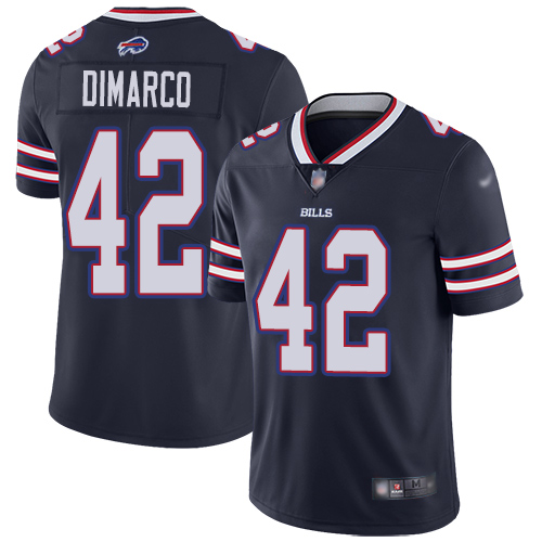 Men Buffalo Bills #42 Patrick DiMarco Limited Navy Blue Inverted Legend NFL Jersey